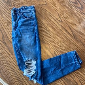 american eagle high rise jeggings
